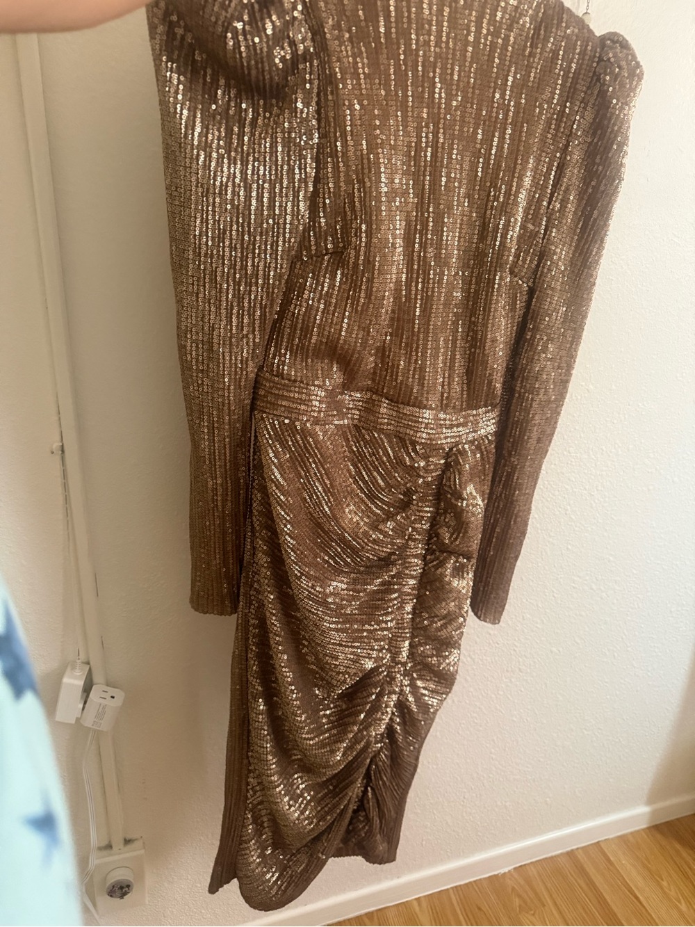 Lavish Alice Bronze Sequin Party Dress